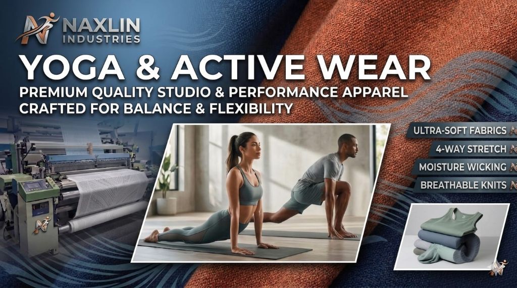 Naxlin Industries - Premium Yoga & Active Wear, Ultra-Soft 4-Way Stretch Fabrics