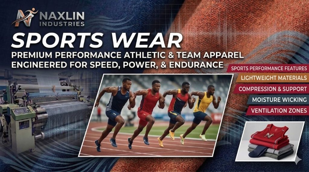 Naxlin Industries - Premium Sports Wear, Athletic & Team Apparel for Speed and Endurance